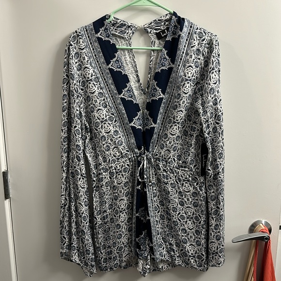 NWT Lulu’s drawstring printed romper - Picture 1 of 4